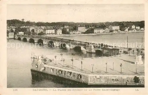 AK / Ansichtskarte Bayonne_64 La Plage du Reduit et la Pont Saint Esprit 