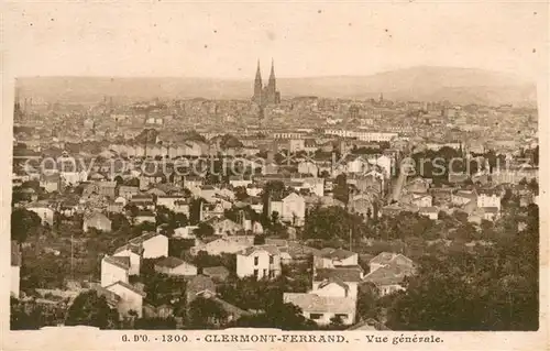 AK / Ansichtskarte Clermont__63 Ferrand Vue generale aerienne 