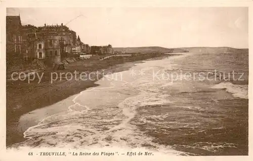 AK / Ansichtskarte Trouville sur Mer La Reine des Plages Effet de Mer Trouville sur Mer