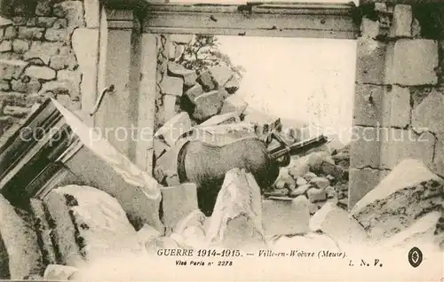 AK / Ansichtskarte Ville en Woevre Guerre 1914 15 Ville en Woevre
