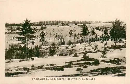 AK / Ansichtskarte St_Benoit_du_Lac_Bolton_Centre_Canada Panorama 