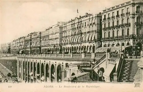 AK / Ansichtskarte Alger_Algerien Le Boulevard de la Republique Alger Algerien