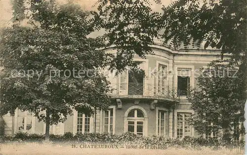 AK / Ansichtskarte Chateauroux_36_Indre Hotel de la Division 