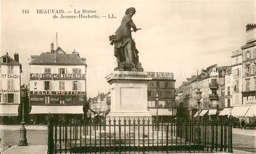AK / Ansichtskarte Beauvais_60 La Statue de Jeanne Hachette 