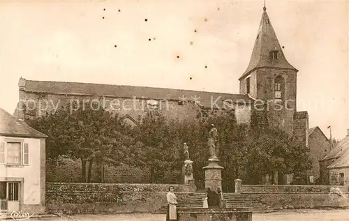 AK / Ansichtskarte Royere_23 de Vassiviere_Creuse Place du Marche et Eglise 