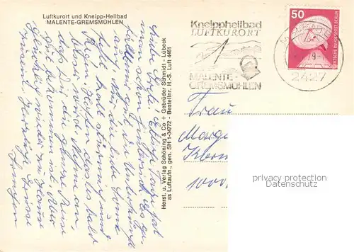 AK / Ansichtskarte Malente Gremsmuehlen Fliegeraufnahme mit Sportplatz Malente Gremsmuehlen