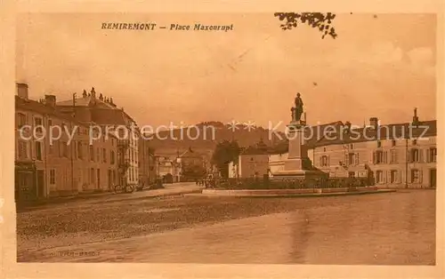 AK / Ansichtskarte Remiremont_Romberg_Vosges_88 Place Maxcurupt 