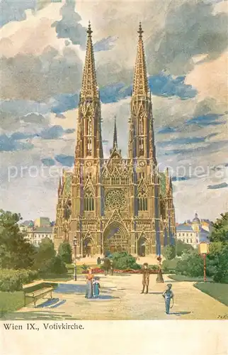 AK / Ansichtskarte Wien_AT Votivkirche 