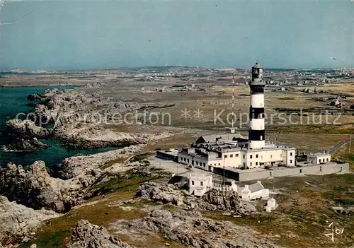 AK / Ansichtskarte Ouessant_Ile_de_29 Phare du Creach Vue aerienne 