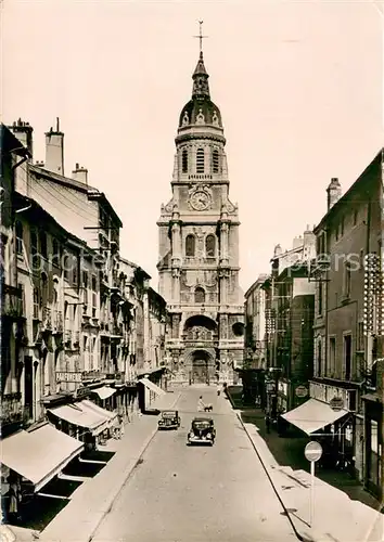 AK / Ansichtskarte Bourg_01 en Bresse_Ain Rue Notre Dame et lEglise Notre Dame 