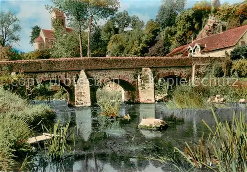 AK / Ansichtskarte Saint Ceneri le Gerei_61 Eglise et le Pont sur la Sarthe 