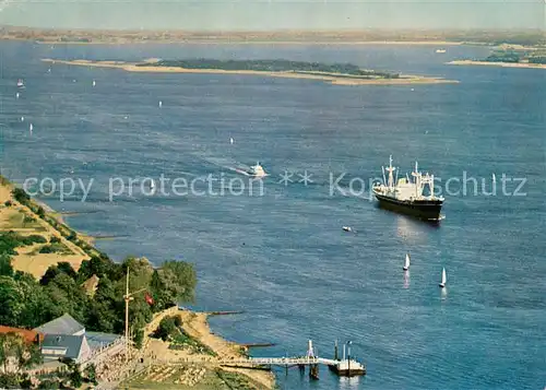 AK / Ansichtskarte Hamburg Schiffsbegruessung am Willkommhoeft vor dem Hamburger Hafen  Hamburg