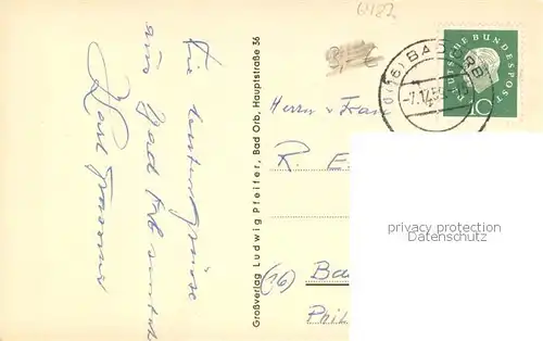 AK / Ansichtskarte Bad_Orb Teilansicht Bad_Orb