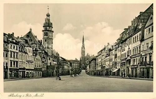 AK / Ansichtskarte Altenburg__Thueringen Markt 