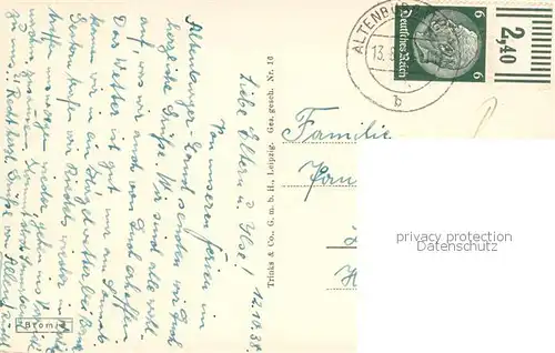 AK / Ansichtskarte Altenburg__Thueringen Markt 