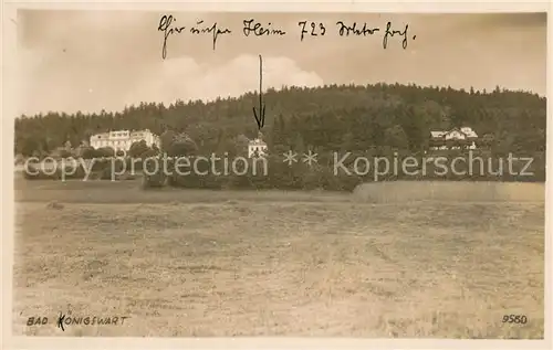 AK / Ansichtskarte Bad_Koenigswart_Lazne_Kynzvart_CZ Teilansicht  