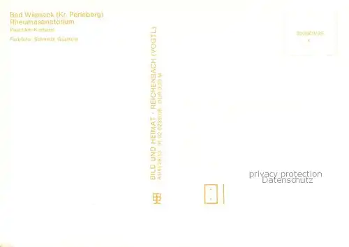 AK / Ansichtskarte Bad_Wilsnack Rheumasanatorium Puschkin Kurhaus Bad_Wilsnack