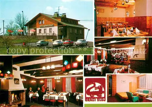 AK / Ansichtskarte Liberec_Reichenberg Hotel a Restaurace Draci sluj Radcice Celkovy pohled Pivnice Kavarna Bar Pokoj 