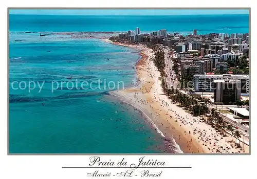 AK / Ansichtskarte Maceio_Brazil Praia da Jatiuca Fliegeraufnahme 