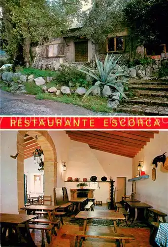 AK / Ansichtskarte Mallorca Restaurante Escorca Gastraum Mallorca