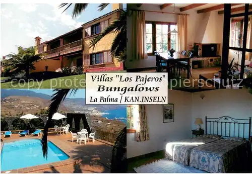 AK / Ansichtskarte La_Palma__Canarias_ES Villas Los Pajeros Pool Gaststube Zimmer 
