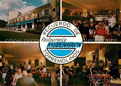 AK / Ansichtskarte Torremolinos_ES Hotel Restaurante Bar Koebenhavn Gastraeume 