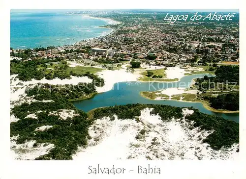 AK / Ansichtskarte Salvador_Bahia_Brasil Lago do Abaete Fliegeraufnahme 