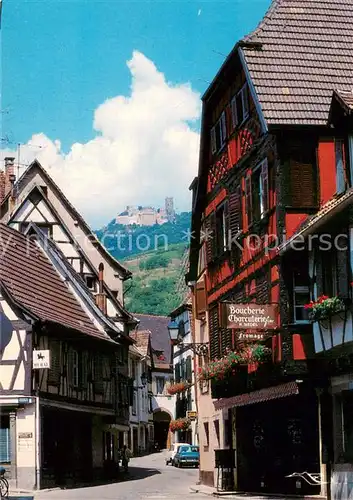 AK / Ansichtskarte Ribeauville_Haut_Rhin_Alsace_68 La Grand rue Le Chateau St Ulrich 