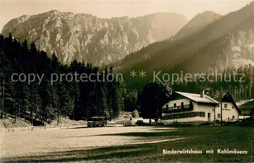 AK / Ansichtskarte Nasswald_AT Binderwirtshaus Aussenansicht m. Kahlmaeuern 