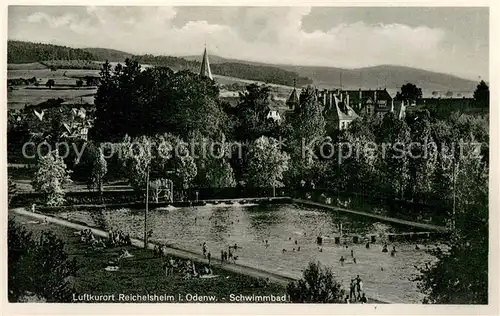 AK / Ansichtskarte Reichelsheim_Odenwald Schwimmbad Reichelsheim Odenwald