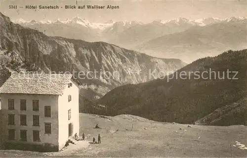 AK / Ansichtskarte Sanetschhorn Hotel Sanetsch   Walliser Alpen Sanetschhorn