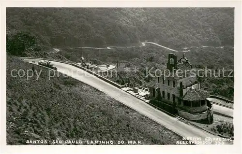 AK / Ansichtskarte Santos_Sao_Paulo_Brazil Caminho do Mar 
