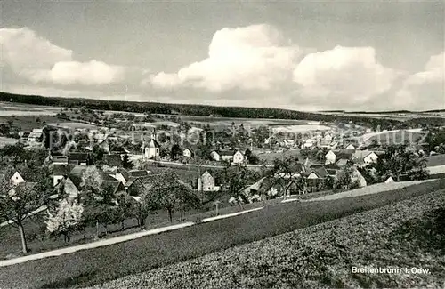 AK / Ansichtskarte Breitenbrunn_Odenwald Panorama Gesamtansicht Breitenbrunn Odenwald