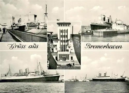 AK / Ansichtskarte Bremerhaven Kaiserhafen Hochseedampfer Bremerhaven