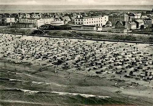 AK / Ansichtskarte Wangerooge_Nordseebad aus der Vogelschau Wangerooge_Nordseebad