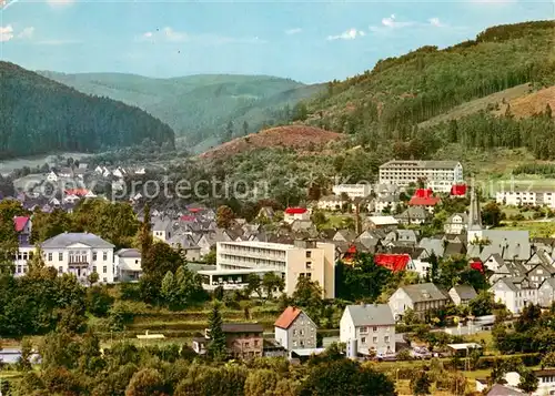 AK / Ansichtskarte Laasphe Panorama Luft  und Kneippkurort im Wittgensteiner Land Laasphe