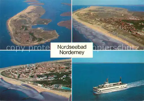 AK / Ansichtskarte Norderney_Nordseebad Nordseeinsel Faehre Norderney_Nordseebad