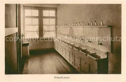 AK / Ansichtskarte Niendorf__Ostseebad_Timmendorferstrand Antoniushaus Waschraum 