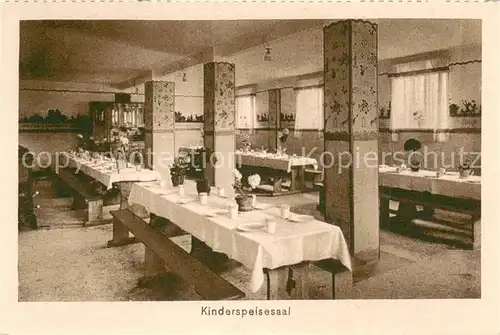 AK / Ansichtskarte Niendorf__Ostseebad_Timmendorferstrand Antoniushaus Kinderspeisesaal 