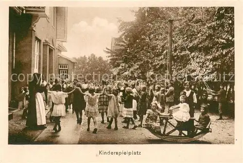 AK / Ansichtskarte Niendorf__Ostseebad_Timmendorferstrand Antoniushaus Kinderspielplatz 