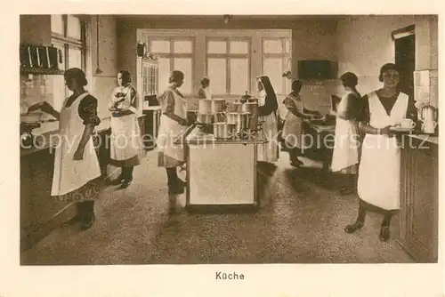 AK / Ansichtskarte Niendorf__Ostseebad_Timmendorferstrand Antoniushaus Kueche 