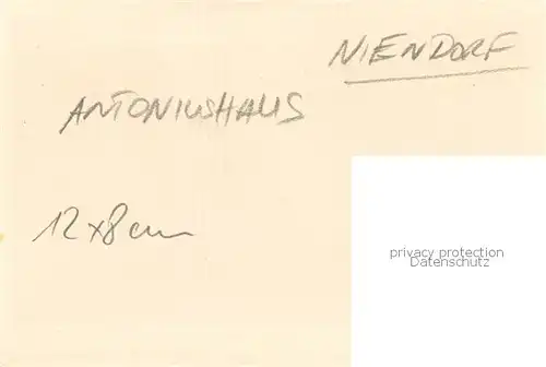 AK / Ansichtskarte Niendorf__Ostseebad_Timmendorferstrand Antoniushaus Doppelzimmer 