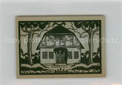 AK / Ansichtskarte Stockelsdorf Bauernhaus Kirchengemeinde 50 Pf Schein Stockelsdorf