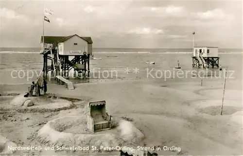 AK / Ansichtskarte St Peter Ording Strand in Ording 