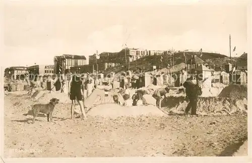 AK / Ansichtskarte Wangerooge_Nordseebad Strandpartie Wangerooge_Nordseebad