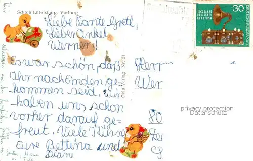 AK / Ansichtskarte Vorburg_Trittau Schloss Luetetsburg Vorburg Trittau