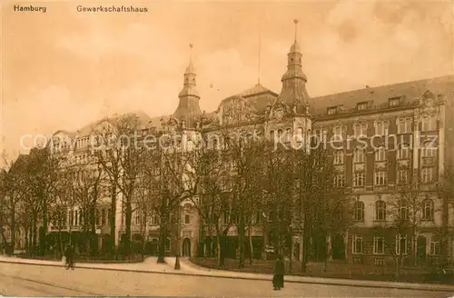 AK / Ansichtskarte Hamburg Gewerkschaftshaus Hamburg