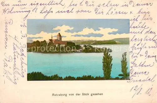 AK / Ansichtskarte Ratzeburg Blick von der Baeck Ratzeburg