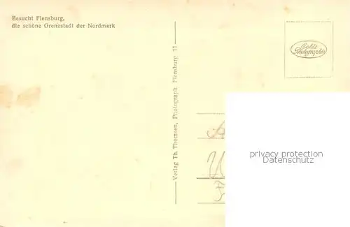 AK / Ansichtskarte Flensburg_DE Suedermarkt 