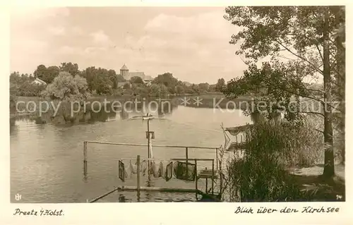 AK / Ansichtskarte Preetz_Holstein Blick ueber den Kirchsee Preetz_Holstein